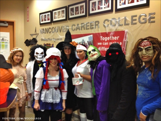 Vancouver Career College Halloween Costume Showdown in Surrey, B