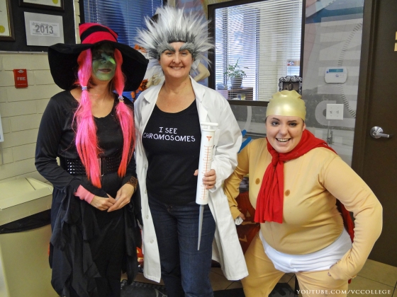 Vancouver Career College Kelowna Campus on the Halloween Day in