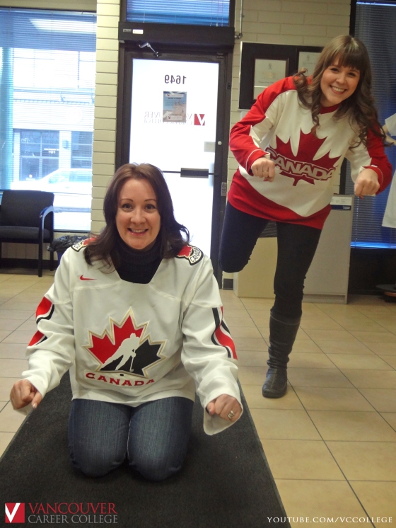 Cheer for Canada at the Vancouver Career College Kelowna Campus